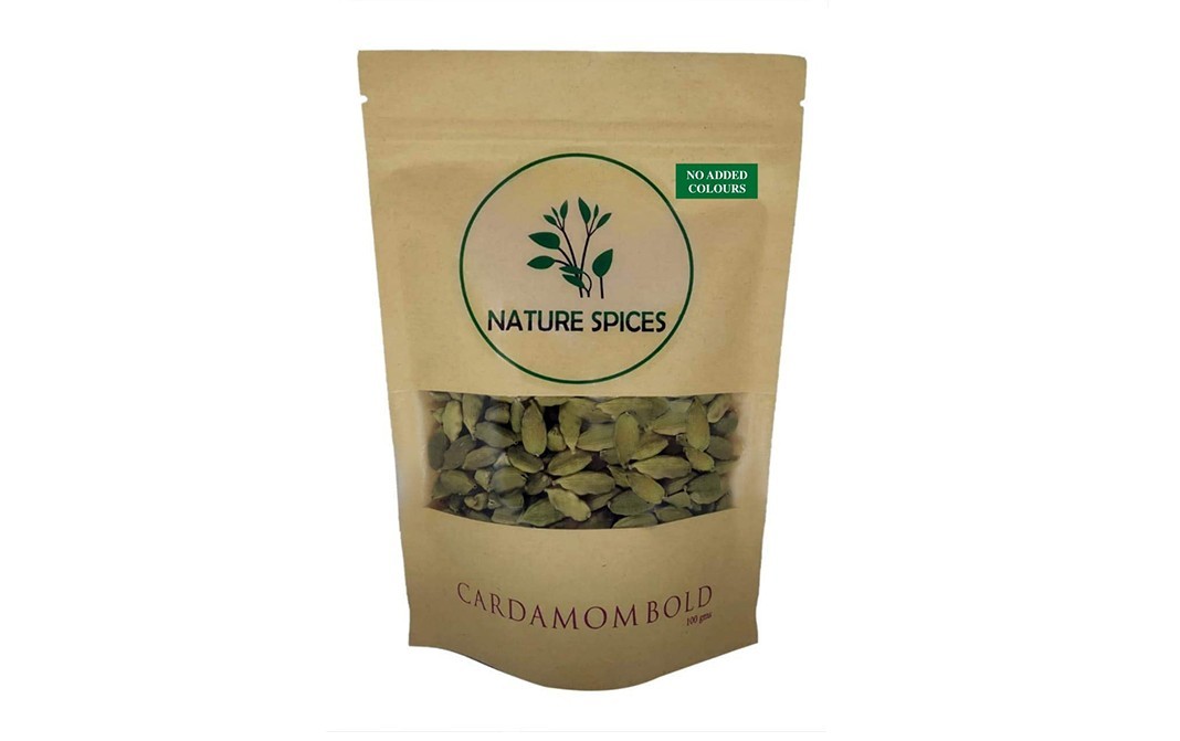 Nature Spices Cardamom Bold    Pack  100 grams